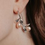 Orecchini Perla Floreale - immagine 3