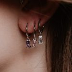 Orecchini Hoops Baguette Pastello - immagine 5