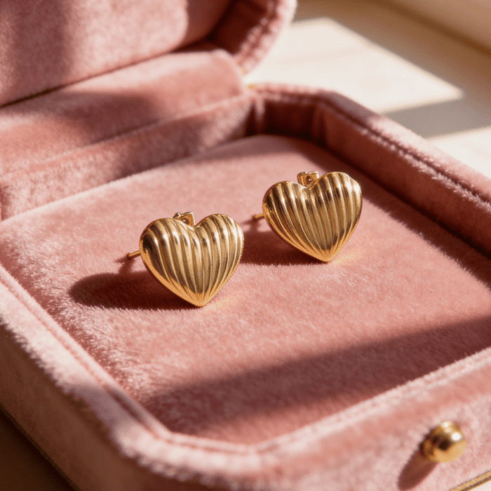 Orecchini Cuore Bold - immagine 2